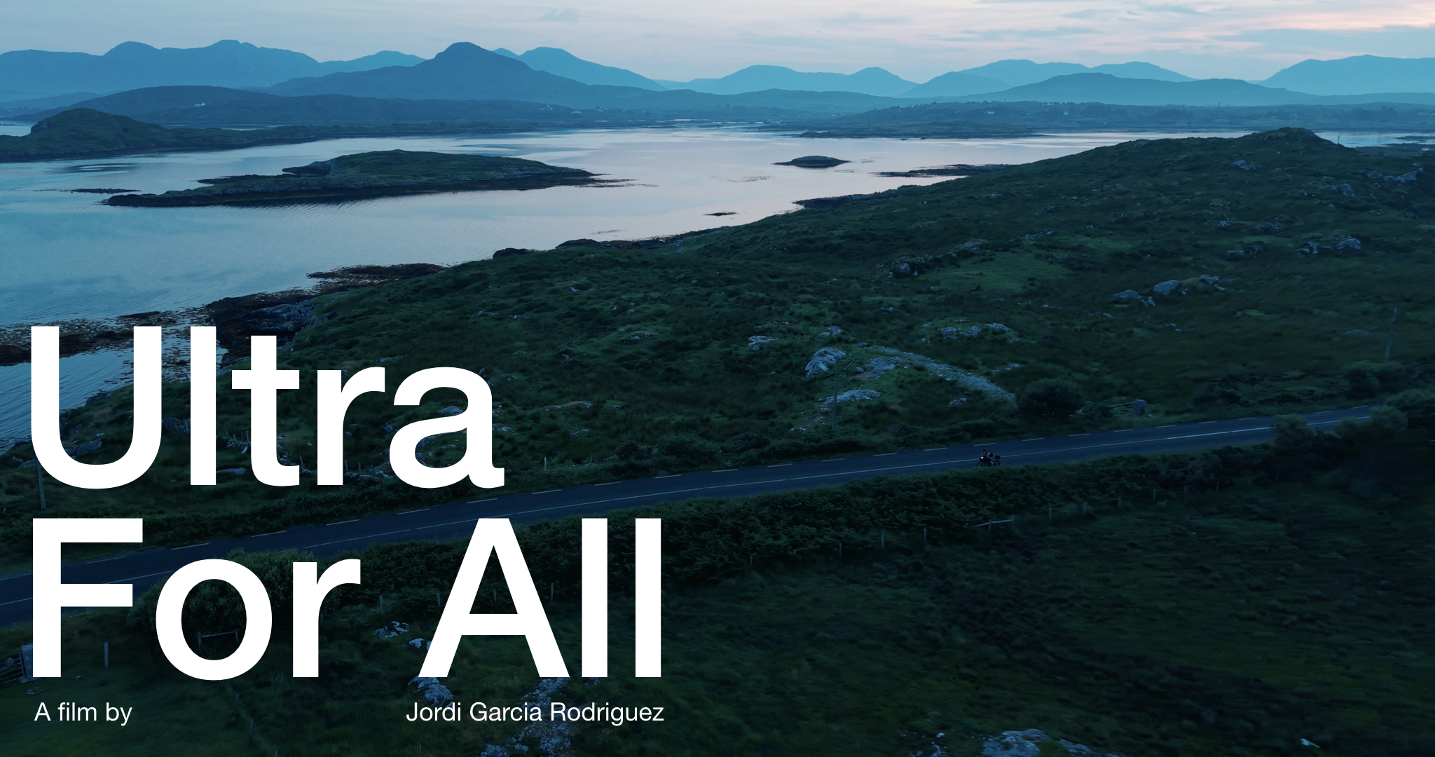 Ultra-distance cyclists riding across Ireland during the Pan Celtic Race, featured in the documentary All Ultra for All.